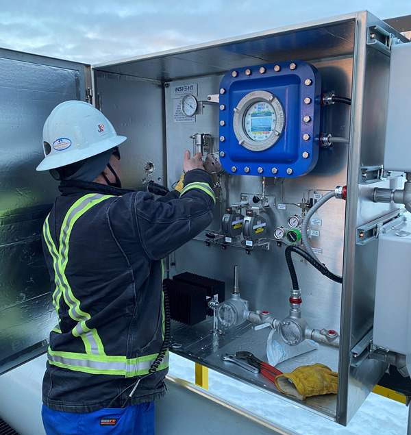 Insight Analytical Solutions Employee Servicing A ZEGAZ System