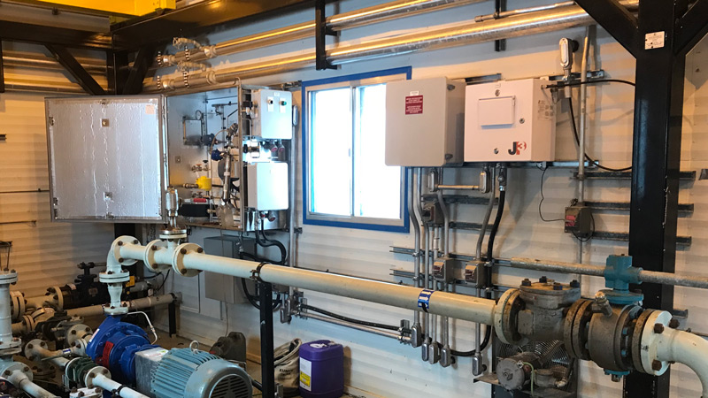 Process analyzer installation at an industrial site supported by Insight Analytical Solutions