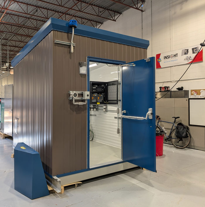 Process analyzer systems integration package inside Insight Analytical’s Calgary facility